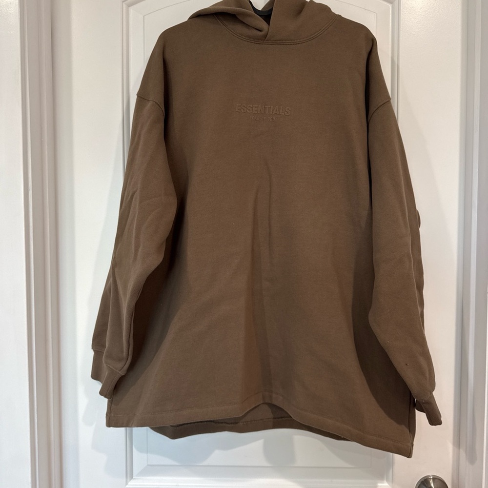 Fear of God Essentials Brown Hoodie